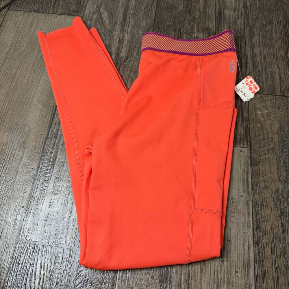 NWT Free People Movement Women's Endurance Tights Papaya/Berry size Small